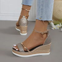 Nancy | Orthopedic Style Wedge Sandals