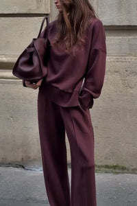 Elowen | Women's Relaxed Knit Co-Ord Two-Piece Set