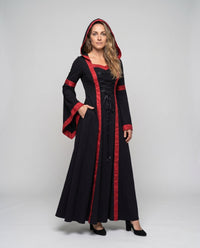 Everly | Lace-Up Voluminous-Sleeve Historical Costume Dress