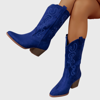 Lena | Stylish And Comfortable Wide-Calf Cowboy Boots