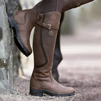 Jimena | All-Weather Waterproof Leather Knee High Boots