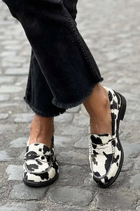 Marcella | Women's Cow-Print Loafers