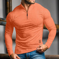 Leon | Quarter-Zip Long Sleeve Polo Shirt