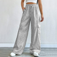 Sienna | Women's Wide-Leg Cargo Pants with Elastic Waist