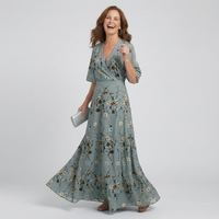 Alice | Halter Bloom Flow Maxi Dress