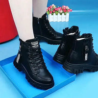 Caroline | Women's High-Top Leather Martin Boots