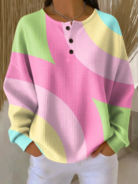 Ailany | Warm And Cozy Waffle Knit Sweater