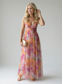 Sienna | Soft Floral Wrap Maxi Dress