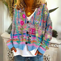 Emily | Bohemian Artisan Vibrant Knitted Sweater