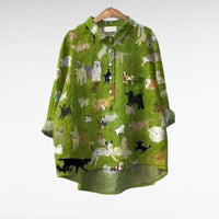Amelie | Modern Animal Printed Blouse