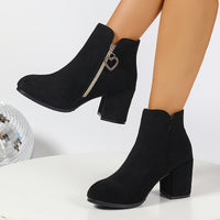Josie | Elegant Block-Heel Ankle Boots