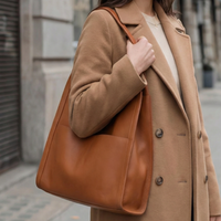 Siya | Soft Leather Shoulder Bag with Multi Pockets