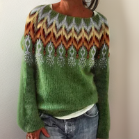 Emery | Modern Geometric Knitted Sweater