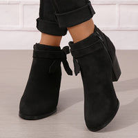 Madelyn | Feminine And Sophisticated Bow Detail Ankle Boots