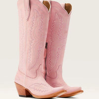 Elisa | Embroidered Pointed-Toe Cuban Heel Cowboy Boots