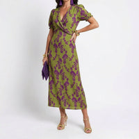 Mariana | Elegant Wrap Style Floral Maxi Dress