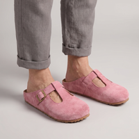 Eliza | T-Strap Slip On Boston Clogs