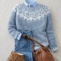 Keyla | Comfortable Fair-Isle Nordic Knitted Sweater