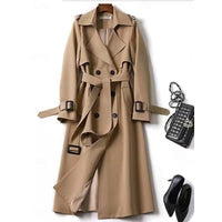 Clara | Belted Long Trench Coat