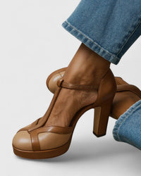 Emery | Sophisticated Retro Close Toe Block Heels