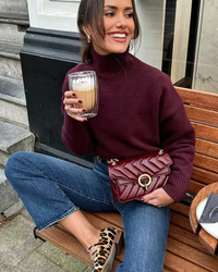 Aleah | Soft And Relaxed Turtleneck Knit Sweater
