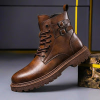 Aiden | Vintage Handcrafted Style Genuine Leather Boots