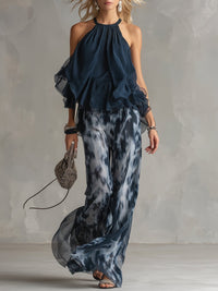 Sylvia | Halter Neck Two-Piece Set