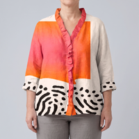 Amaya | Modern Abstract Patterns Blouse