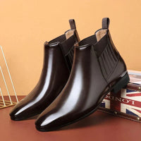 Cataleya | Sleek Pointed-Toe Chelsea Ankle Boots