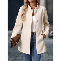 Melody | Elegant Stand-Collar Trenchcoat