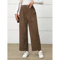 Aura | Elegant High-Waist Wide-Leg Trousers