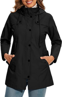 Eliza | Waterproof Hooded Rain Jacket