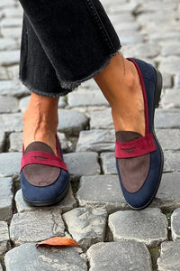 Natalie | Color Block Loafers for Women