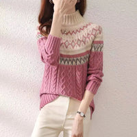 Nancy | Cozy Nordic-Inspired Turtleneck Knit Sweater
