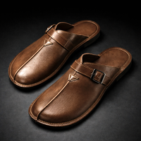 Daniel | Polished Slip-On Style Leather Mules