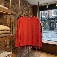 Elena | Relaxed Round Neck Style Cotton Knit Sweater
