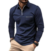 Easton | Refined Quarter-Zip Polo Shirt