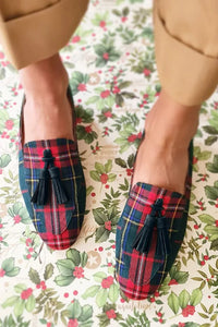Aveline | Scottish Fringe Tartan Loafers