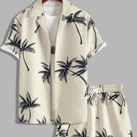 Archie | Summer Set for Men Tropical Shirt and Shorts Ensemble