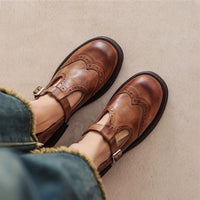 Madelyn | Chic Vintage-Inspired Strap Loafers