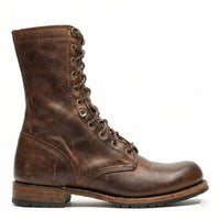Adeline | Comfortable Leather Lace-Up Boots