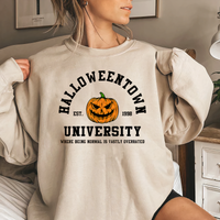 Athena | Collegiate Halloweentown Logo Halloween Sweatshirt