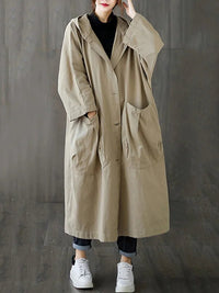 Ainara | Waterproof Hooded Long Coat