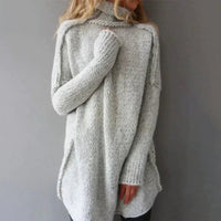 Freyja | Cozy And Chic Oversized Turtleneck Knit Sweater
