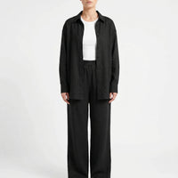 Athena | Relaxed Shirt and Wide-Leg Trousers Two-Piece Set