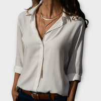 Elysian | Elegant Refined Button-Up Blouse