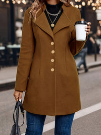 Serena | Women's Button-Front Lapel Tunic Jacket