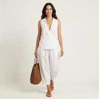 Ava | Wrap Top and Wide-Leg Pants Two-Piece Set