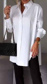 Zara | White Blouse Oversize Blouses for Women
