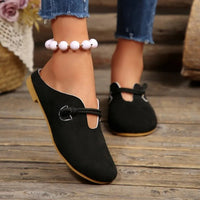 Isabella | Deep Cut Suede Round Toe Casual Loafer